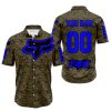 LIMITED EDITION PRODUCTS - US MARINE V1 - FOX RACING - CUSTOM NAME - BLUE - BUTTON SHIRT