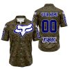 LIMITED EDITION PRODUCTS - US MARINE V1 - FOX RACING - CUSTOM NAME - NAVY - BUTTON SHIRT