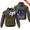 LIMITED EDITION PRODUCTS - US MARINE V1 - FOX RACING - CUSTOM NAME - NAVY