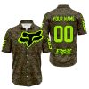 LIMITED EDITION PRODUCTS - US MARINE V1 - FOX RACING - CUSTOM NAME - NEON - BUTTON SHIRT