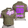 LIMITED EDITION PRODUCTS - US MARINE V1 - FOX RACING - CUSTOM NAME - PURPLE - POLO SHIRT