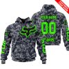 LIMITED EDITION PRODUCTS - US NAVY - FOX RACING - CUSTOM NAME - GREEN