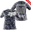 LIMITED EDITION PRODUCTS - US NAVY - FOX RACING - CUSTOM NAME - GREY - T-SHIRT