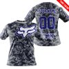 LIMITED EDITION PRODUCTS - US NAVY - FOX RACING - CUSTOM NAME - NAVY - T-SHIRT