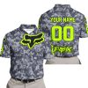 LIMITED EDITION PRODUCTS - US NAVY - FOX RACING - CUSTOM NAME - NEON - POLO SHIRT