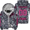 LIMITED EDITION PRODUCTS - US NAVY - FOX RACING - CUSTOM NAME - PINK 1 - FLEECE ZIP HOODIE