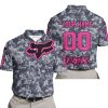 LIMITED EDITION PRODUCTS - US NAVY - FOX RACING - CUSTOM NAME - PINK 1 - POLO SHIRT