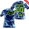 LIMITED EDITION PRODUCTS - US NAVY V1 - FOX RACING - CUSTOM NAME - GREEN 1 - T-SHIRT