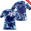 LIMITED EDITION PRODUCTS - US NAVY V1 - FOX RACING - CUSTOM NAME - NAVY - T-SHIRT
