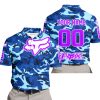 LIMITED EDITION PRODUCTS - US NAVY V1 - FOX RACING - CUSTOM NAME - PURPLE - POLO SHIRT