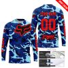 LIMITED EDITION PRODUCTS - US NAVY V1 - FOX RACING - CUSTOM NAME - RED -JERSEY