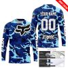 LIMITED EDITION PRODUCTS - US NAVY V1 - FOX RACING - CUSTOM NAME - WHITE - JERSEY