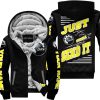 PREMIUM JUST FCKN GONNA SEND IT – CUSTOM NAME – SKI DOO – YELLOW - FLEECE ZIP HOODIE