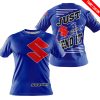 PREMIUM JUST FCKN GONNA SEND IT – CUSTOM NAME – SUZUKI - BLUE V1 - T-SHIRT