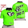 PREMIUM JUST FCKN GONNA SEND IT – CUSTOM NAME – THOR – GREEN V1 - POLO SHIRT