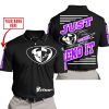 PREMIUM JUST FCKN GONNA SEND IT – CUSTOM NAME – THOR – PURPLE BLACK - POLO SHIRT