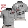 PREMIUM JUST FCKN GONNA SEND IT – CUSTOM NAME – TROY LEE DESIGNS – GREY V1 - POLO SHIRT