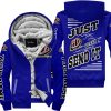 PREMIUM JUST FCKN GONNA SEND IT – CUSTOM NAME – TROY LEE DESIGNS – NAVY V1 - FLEECE ZIP HOODIE