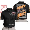 PREMIUM JUST FCKN GONNA SEND IT – CUSTOM NAME – TROY LEE DESIGNS – ORANGE BLACK - POLO SHIRT