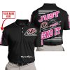 PREMIUM JUST FCKN GONNA SEND IT – CUSTOM NAME – TROY LEE DESIGNS – PINK 1 BLACK - POLO SHIRT