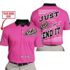PREMIUM JUST FCKN GONNA SEND IT – CUSTOM NAME – TROY LEE DESIGNS – PINK 1 V1 - POLO SHIRT