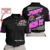 PREMIUM JUST FCKN GONNA SEND IT – CUSTOM NAME – TROY LEE DESIGNS – PINK BLACK - POLO SHIRT
