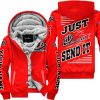 PREMIUM JUST FCKN GONNA SEND IT – CUSTOM NAME – TROY LEE DESIGNS – RED V1 - FLEECE ZIP HOODIE