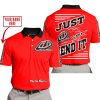 PREMIUM JUST FCKN GONNA SEND IT – CUSTOM NAME – TROY LEE DESIGNS – RED V1 - POLO SHIRT
