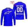 MOTOCROSS  -  LIMITED EDITION  -  ALPINESTARS  -  BLUE - JERSEY