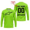 MOTOCROSS  -  LIMITED EDITION  -  ALPINESTARS  -  GREEN 1 - JERSEY