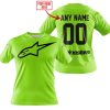 MOTOCROSS  -  LIMITED EDITION  -  ALPINESTARS  -  GREEN 1 - T-SHIRT