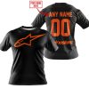 MOTOCROSS  -  LIMITED EDITION  -  ALPINESTARS  -  ORANGE V1 - T-SHIRT