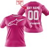 MOTOCROSS  -  LIMITED EDITION  -  ALPINESTARS  -  PINK 1 - T-SHIRT