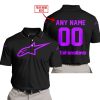 MOTOCROSS  -  LIMITED EDITION  -  ALPINESTARS  -  PURPLE V1 - POLO SHIRT