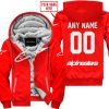 MOTOCROSS  -  LIMITED EDITION  -  ALPINESTARS  -  RED - FLEECE ZIP HOODIE