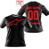 MOTOCROSS  -  LIMITED EDITION  -  ALPINESTARS  -  RED V1 - T-SHIRT