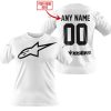MOTOCROSS  -  LIMITED EDITION  -  ALPINESTARS  -  WHITE - T-SHIRT