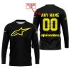 MOTOCROSS  -  LIMITED EDITION  -  ALPINESTARS  -  YELLOW V1 - JERSEY