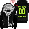MOTOCROSS  -  LIMITED EDITION  -  CAN AM  -  NEON V1 - FLEECE ZIP HOODIE
