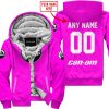 MOTOCROSS  -  LIMITED EDITION  -  CAN AM  -  PINK - FLEECE ZIP HOODIE