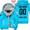MOTOCROSS  -  LIMITED EDITION  -  CAN AM  -  SKY BLUE - FLEECE ZIP HOODIE