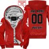 MOTOCROSS  -  LIMITED EDITION  -  DUCATI  -  RED - FLEECE ZIP HOODIE