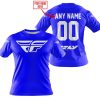 MOTOCROSS  -  LIMITED EDITION  -  FLY RACING  -  BLUE - T-SHIRT