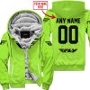 MOTOCROSS  -  LIMITED EDITION  -  FLY RACING  -  GREEN 1 - FLEECE ZIP HOODIE