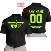 MOTOCROSS  -  LIMITED EDITION  -  FLY RACING  -  GREEN 1 V1 - POLO SHIRT