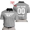 MOTOCROSS  -  LIMITED EDITION  -  FLY RACING  -  GREY - POLO SHIRT