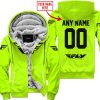MOTOCROSS  -  LIMITED EDITION  -  FLY RACING  -  NEON - FLEECE ZIP HOODIE