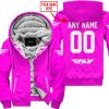 MOTOCROSS  -  LIMITED EDITION  -  FLY RACING  -  PINK - FLEECE ZIP HOODIE