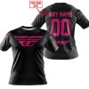 MOTOCROSS  -  LIMITED EDITION  -  FLY RACING  -  PINK 1 V1 - T-SHIRT