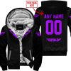 MOTOCROSS  -  LIMITED EDITION  -  FLY RACING  -  PURPLE V1 - FLEECE ZIP HOODIE